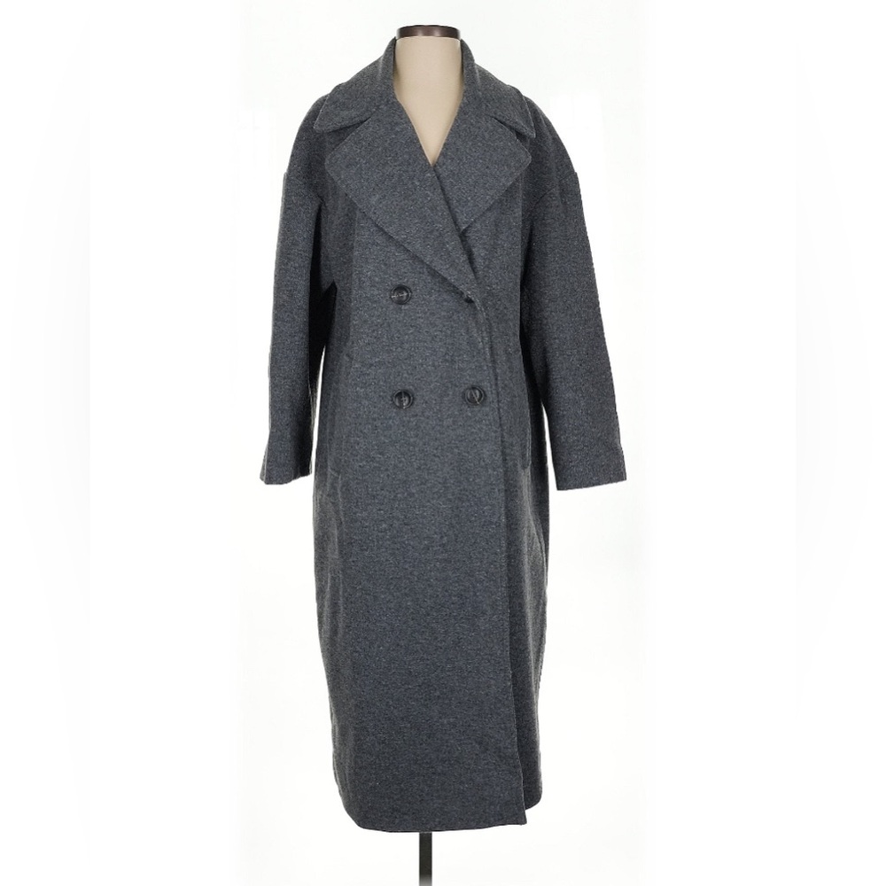 Charcoal Oversized Overcoat